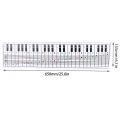 Suitable 61/88 Keys​ Piano Keyboard Chart​ ​Visual Tool​ Key Note Patterns​ ​Music Notes Reference Card​ ​Music Staff Board​ ​Piano Note Chart​ ​For Beginners. 
