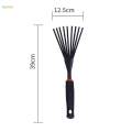 Metal Shrub Rake Garden Rake for Shrub Cultivating Yard Flower Beds Tool. 