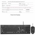 AOC Wired Keyboard KM160 + Mouse Combo Set, Office Computer Keyboard Desktop Gaming Keyboard. 