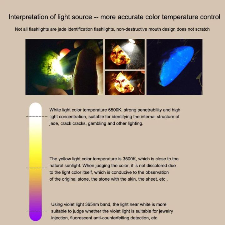 GEM%20CHECKING%20TORCH%20Gem%20Checking%20Tool%203%20Colours%20With%20UV%20Ultraviolet%20Rechargeable%20Gem%20Identification%20Torch%203%20IN%201%20Light%20Sources%20Portable%20Dedicated%20UV%20Flashlight%20Ultraviolet%20Gemstones%20Jewelry%20amber%20Money%20-%20Image%203