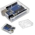 Uno R3 Case Enclosure Transparent  Box Clear Cover Compatible with Arduino UNO R3. 