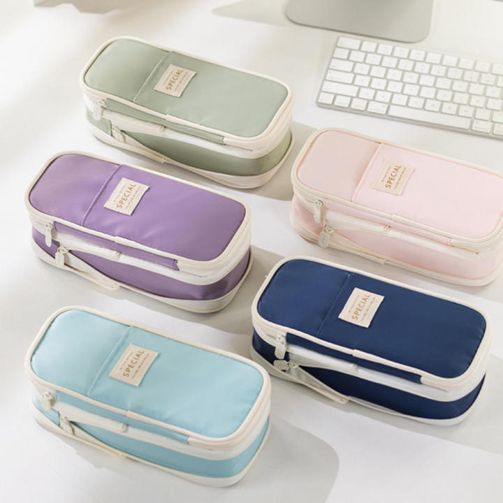 Elegant%20Pen%20Sleeve%20Large%20Capacity%20Pen%20Case%20High-quality%20Stationery%20Storage%20Trendy%20Pencil%20Holder%20Pencil%20Pouch%20-%20Image%208