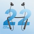 Soundcore by Anker Life U2i Wireless Neckband Headphones, 10mm Drivers with BassUp Technology, 22H Playtime, AI-Enhanced Calls, Foldable and Lightweight, IPX5 Water-Resistant, Secure Fit, Bluetooth 5 – Black. 
