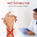 Soft Functional Resting Hand Splint for Flexion Contractures - Stroke Hand Brace (Large, Left). 