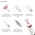 Monja Nail Art Drill Machine White and Lightpink 2W， Rosegold-5W，USB Electric Acrylic False Nails Tips Grinder Cuticle Softener Sanding Grit Polishing Sander Bits Set Manicure Pedicure Care Portable Tools Devices. 