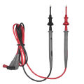 Multimeter Probe Hook 4mm Threaded Socket Smd Ic Clamp Spring Damage Test Gilding Suitable For Test Lead 2mm/4mm/M4 Interface. 