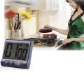 Digital Kitchen Timer with trong Magnet Back tand Hanging Hole Loud Alarm. 