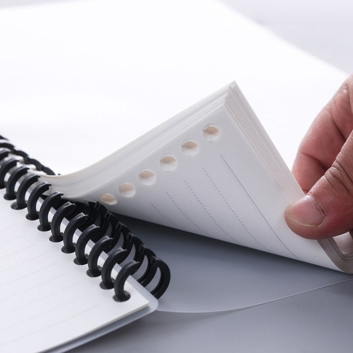 1/5/10pcs%2030%20Holes%20Loose-leaf%20Plastic%20Binding%20Ring%20Spring%20Spiral%20Rings%20Binder%20Strip%20For%20A4%20Paper%20Notebook%20Stationery%20Office%20Supplies%20-%20Image%203