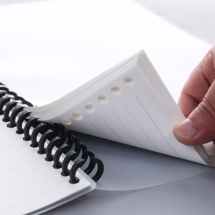 1/5/10pcs%2030%20Holes%20Loose-leaf%20Plastic%20Binding%20Ring%20Spring%20Spiral%20Rings%20Binder%20Strip%20For%20A4%20Paper%20Notebook%20Stationery%20Office%20Supplies%20-%20Image%203