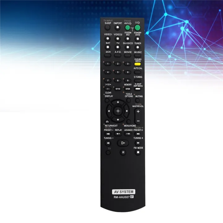 1%20Piece%20Replace%20RM-AAU027%20Remote%20Replacement%20Accessories%20for%20Sony%20Home%20Theatre%20System%20RM-AAU021%20HTSS2300/C%20STRDG520%20HT7200DH%20HT-DDW5500%20STR-KM5500%20-%20Image%203