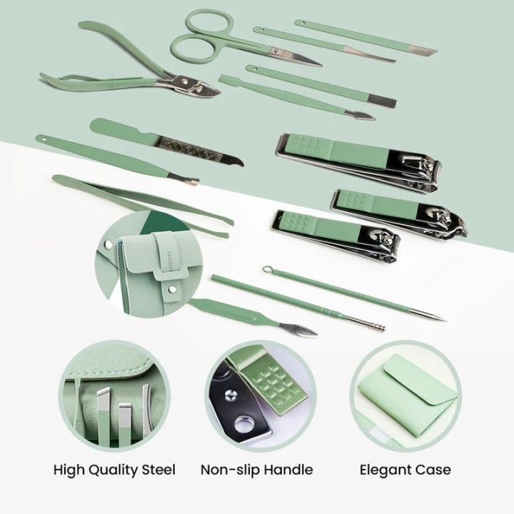 Manicure%20Set%20Stainless%20Steel%20Nail%20Cutter%20Fingernail%20Clippers%20Trimmer%20Eyebrow%20Scissor%20Ear%20Spoon%20Facial%20Care%20Manicure%20Manicure%20Beauty%2019%20PC%20Tool%20Kit%20-%20Image%208
