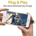 BlueWow S43 Apple Lightning OTG adapter for IP adapter For iPad ios for USB flash Drive keyboard mouse. 