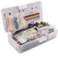 New Breadboard Set Electronics Component Starter DIY Kit with Plastic Box for Arduino UNO R3 Component Package. 