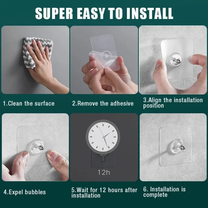 10pcs%20Strong%20Self%20Adhesive%20Punch%20Free%20Wall%20Hooks%20Nail%20Mounting%20Rack%20Screw%20Rod%20Seamless%20Screw%20Stickers%20Hang%20Kit%20-%20Image%205