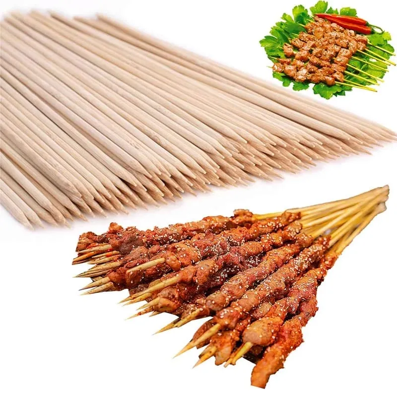 Bbq wooden skewers best sale