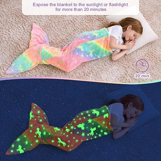 Child%20Mermaid%20Tail%20Blanket%20for%20Kid%20Teen%20Adult,Soft%20Plush%20Flannel%20Fleece,%20Girls%20Toddlers%20Mermaid%20Toys%20-%20Image%202