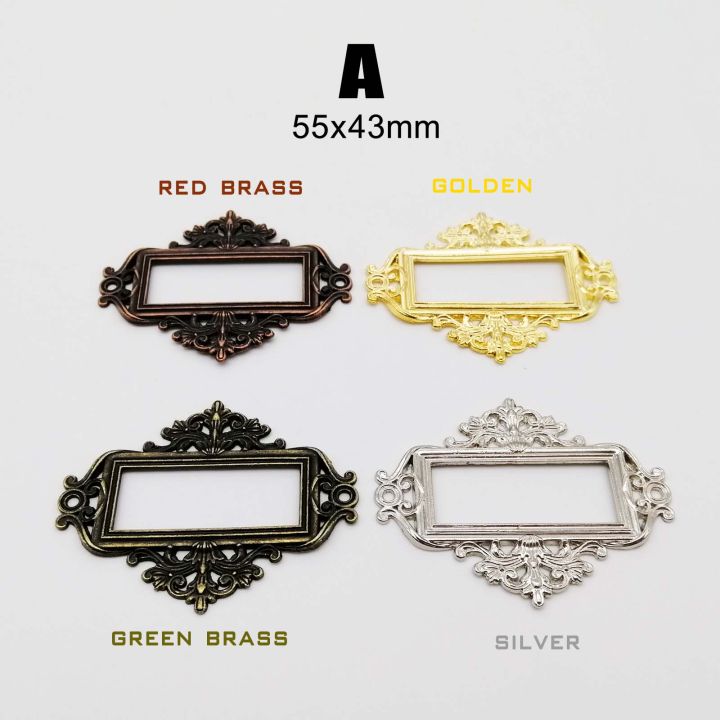 6pcs%20Retro%20Antique%20Carved%20Decorative%20Metal%20Label%20Pull%20Frame%20Handle%20File%20Name%20Card%20Holder%20For%20Furniture%20Cabinet%20Drawer%20Box%20-%20Image%202