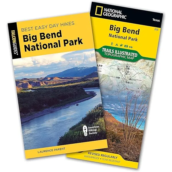 Best Easy Day Hiking Guide and Trail Map Bundle: Big Bend National Park ...