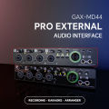 4 Channel Professional 24bit 192kHz 4 in 4 Out Audio Interface (Sound Card). 