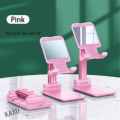 Adjustable Cell Phone Stand, Cradle, Dock, Holder, Aluminum Desktop Stand Compatible With All Mobile Phones. 