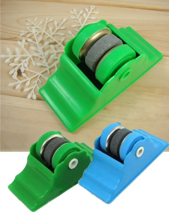 Kitchen%20Sharpener%20Plastic%20Creative%20Cutter%20Sharpener%20Sharpening%20Tool%20With%20Base%20Green%20Knife%20Sharpener%20Sharpening%20Stone%20KitchenTool%20-%20Image%205