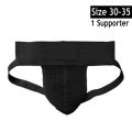 Size 31 - 35  1 Black Cotton Elastic Supporter. 