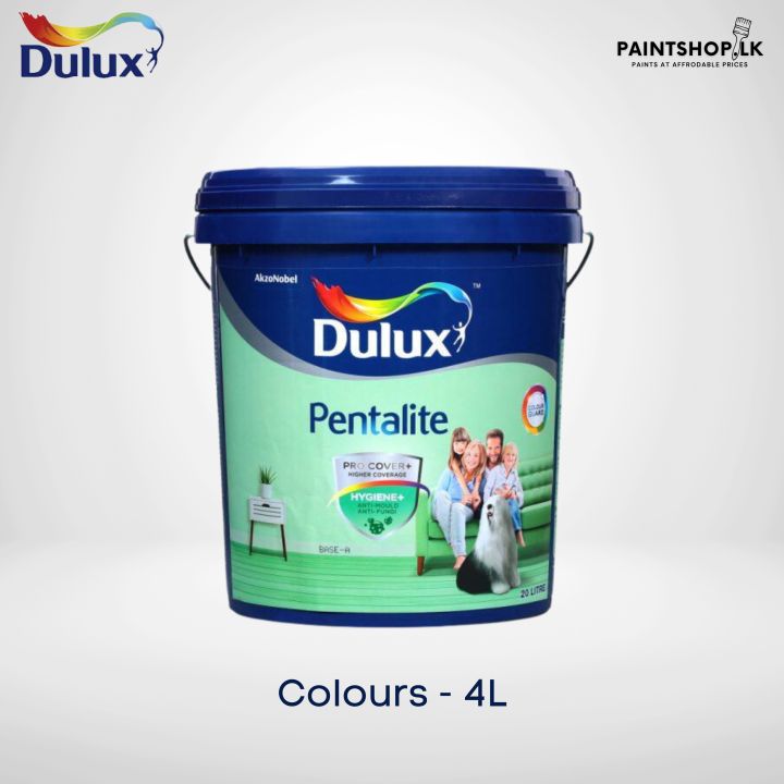 Dulux Pentalite Interior Emulsion Colours 4L