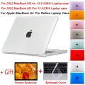 Laptop Case for MacBook Air M2 2022 a2681 13.6 inch Case For APPLE Macbook 11 12 13 14 15 16 inch m3 laptop shell m1 Pro 13.3. 