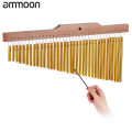 36-Bar Golden Large Chimes Percussion Music Instruments with Mounting Stand  Music wind Chime wind chimes 36 bars musical instrument wind instrument. 