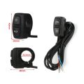bike modified parts Electric Bike Scooter Light Switch Ebike Lamp and Horn Switch for Motorcycle Button with Turn Signal Ebike Accessories 12V-84V. 