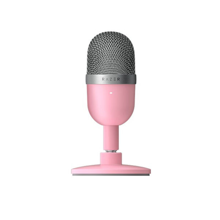 HXSJ%20Razer%20Seiren%20Mini%20Usb%20Condenser%20Microphone%20Ultra-Compact%20Streaming%20Microphone%20With%20Supercardioid%20Pickup%20Pattern%20Silver%20-%20Image%202