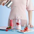 Electric Juicer Machine with Wireless & USB Rechargeable Battery || Mini Portable Blender Mixer Smoothie || Bottle Juicer Blender ||Shake Maker Juice Mixer Fruit Juice & Vegetable Juice. 