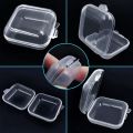 50Packs Small Clear Plastic Storage Containers,Mixed Empty Mini. 