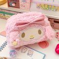 Korea Kawaii Plush Cute Pencil Case Cartoon Large Capacity Pencil Pouch Box For Students Kids School Office Supplies Stationery. 