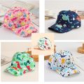 Linman New Dacron Dinosaur Children's Baseball Hat Breathable Sunscreen Boys andBargain price Girls' Outdoor Sunshade Hats Printing Sunscreen Duck Tongue Cap Children. 