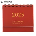 Vertical Flip-top Calendar 2025 Mini Desk Calendar Daily Planner Flip Calendar To-do List Memo Pad Time Management Schedule Organizer for Office Home School Compact Efficient Scheduler for Busy Home. 