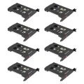 8X Pci Mobile Rack Enclosure Hard Disk Drive Case Box for 2.5 Inch Sata HDD Adapter. 