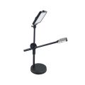 Overhead Tripod with Ring Light Table Tabletop Stand Tripods with Mobile Phone Holder Boom Arm for Nail Art Photography. 