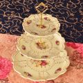 3 Tier Crown Cake Cupcake Plate Stand Handle Hardware Fitting Holder DIY Cakes Plated Shelf Casual Party Plate Holder Stand Only. 