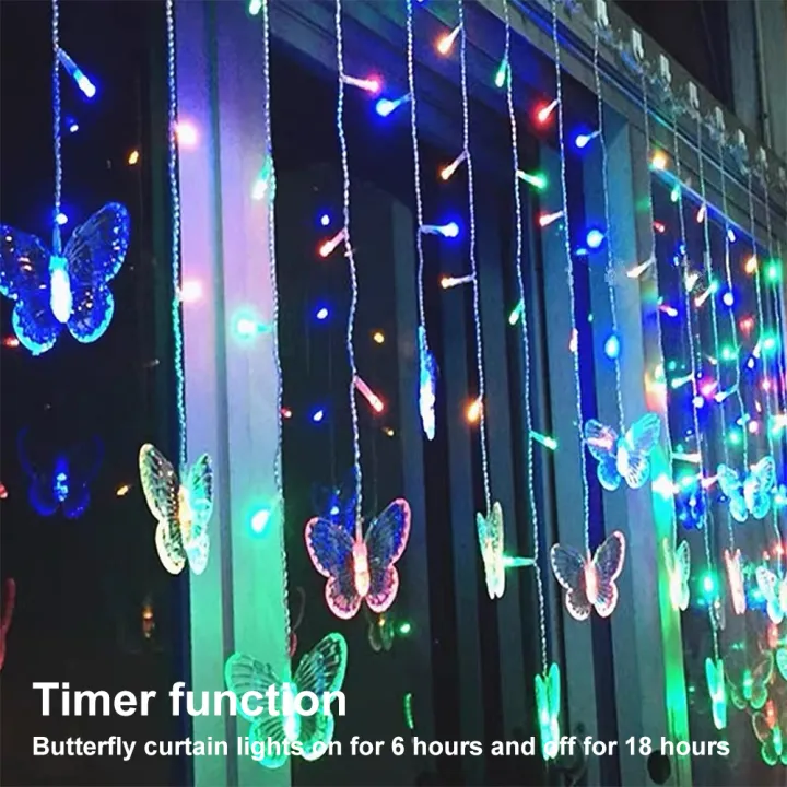 Butterfly%20Curtain%20Fairy%20Lights%20USB%20Plug%20in%20USB%20Window%20Fairy%20Lights%20Dimmable%20&%20Timer%20for%20Room%20Bedroom%20Patio%20Party%20Wedding%20Holiday%20-%20Image%202