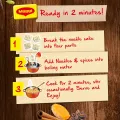 Maggi 2 Minute Noodles Masala, 280G(FROM DUBAI)NUSS. 