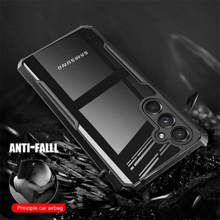 Samsun%20S24FE%205G%20Case%20Clear%20Acrylic%20Back%20Cover%20For%20Samsung%20Galaxy%20S24%20FE%205G%20Armor%20Shockproof%20Coque%20On%20SamsungS24FE%20S%2024FE%20S%2024%20FE%20-%20Image%204