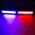 RGB LED light bar Vip Light Pair Strobe Flasher Warning Warning Light (Blue, Red) 2 Light Bar Light Stripe. 