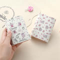 Pink Women Wallet Student Large Capacity Floral Card Holder Bow Tri-Fold Coin Purse for Girls Students Use School Gift. 