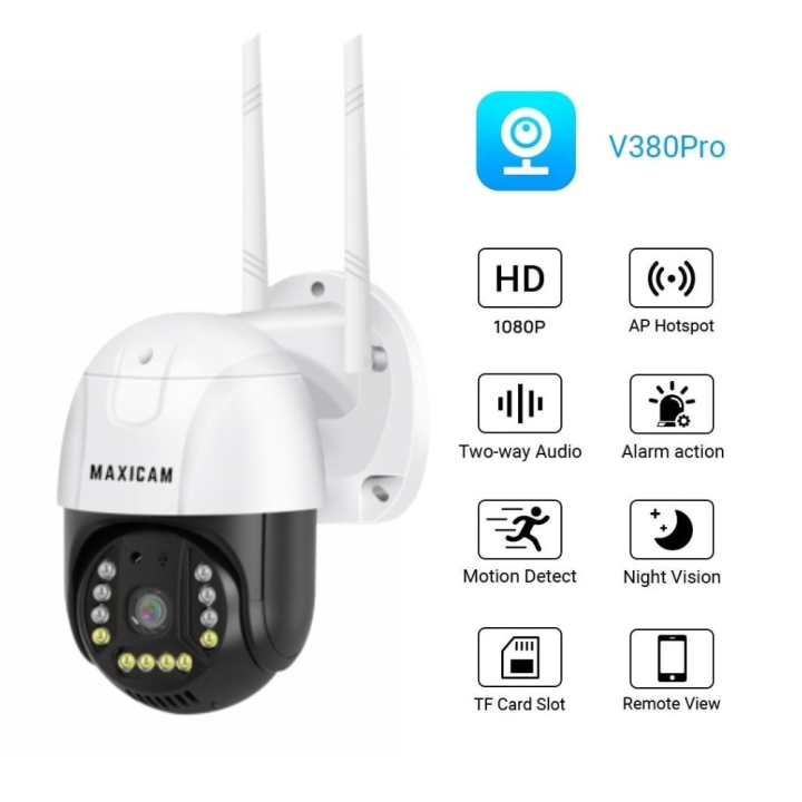 PTZ%20Wifi%20IP%20Camera%20Outdoor%20Waterproof%20Dome%20Security%20Camera%201080P%20-%20Image%206