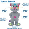 Talking Tom Toy Cat | AI Touch Tom | Cat toys | Tom Robot | Talking Tom With Lights And Touch Sensors | AI Talking Tom. 