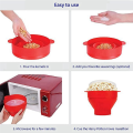 1 Piece Silicone Popcorn Maker Collapsible Popcorn Bowls Popcorn Container with Lids. 