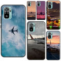 Airplane Plane Travel Case For Xiaomi Redmi Note 12 Pro 8 9 10 11 Pro 9S 10S 11S 12S Redmi 12C 10C 9C 10A Cover. 