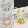 Creative Desktop Ornaments Star Moon Crystal Ball Base Crystal Ball Display Stand Glass Sphere Holder Home Decoration. 