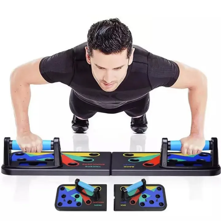 11 In 1 Push Up Board Rack Training Board ABS Body Building Fitness Exercise Tools Portable Non-slip Push-up Stands  Push Up Bar, Push Up Strength Training Equipment, Portable Pushup Handles for Floor.